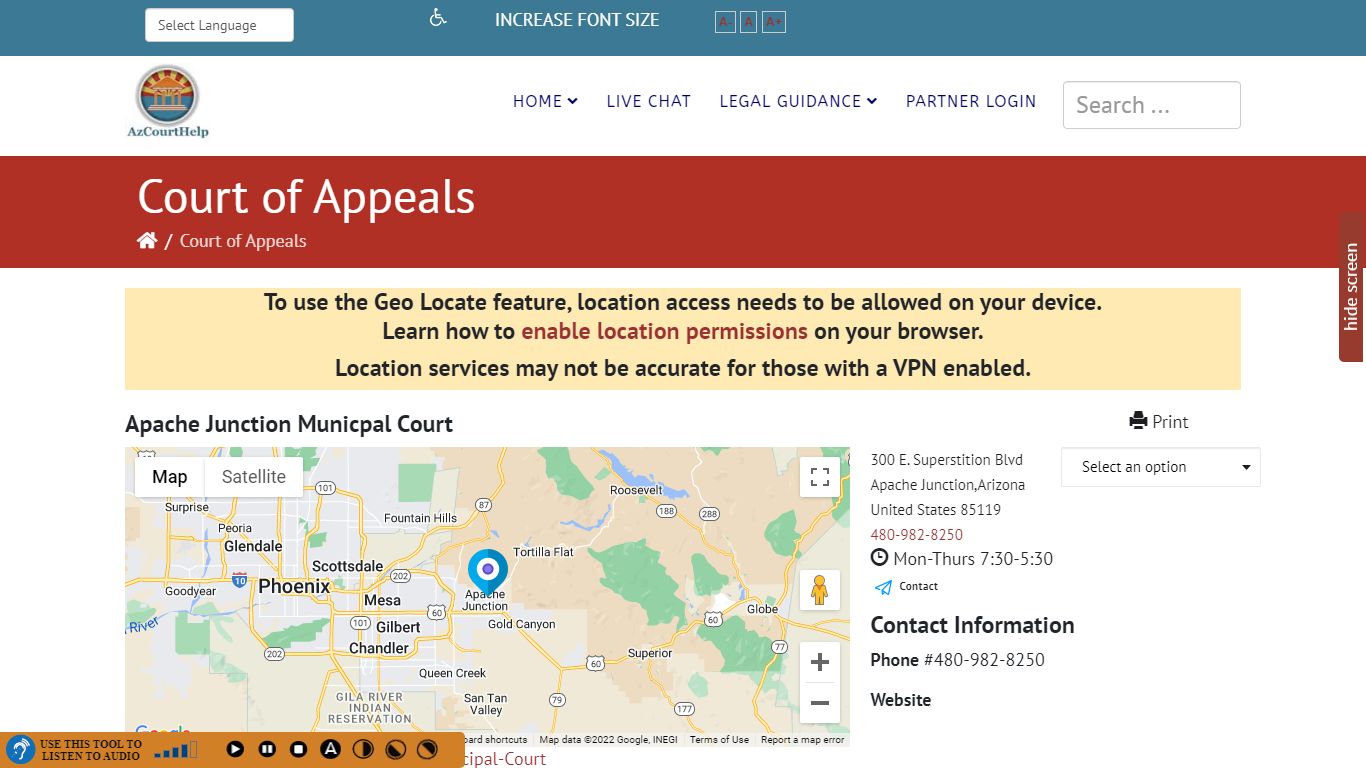 Apache Junction Municpal Court